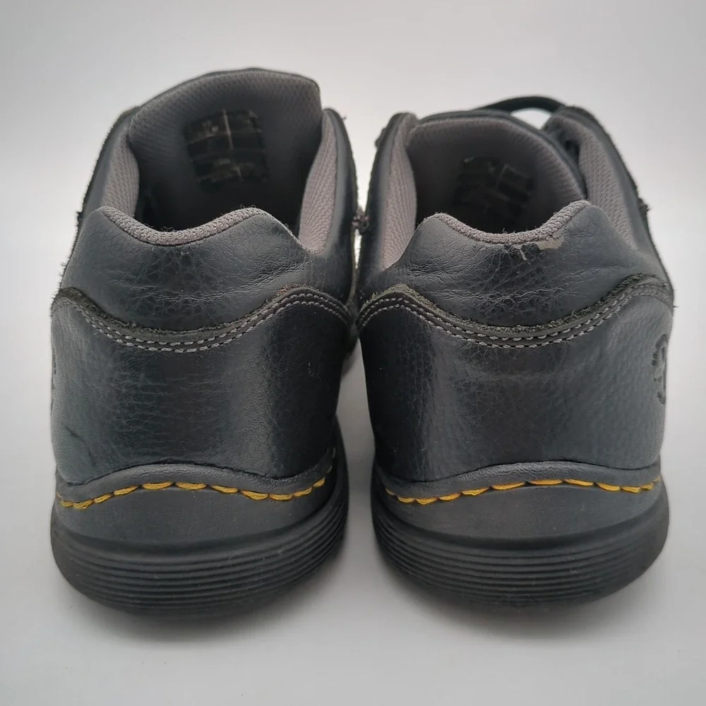 Dr Martens Rockland Shoes Mens 12 Black Pebble Leather Oxford Chunky Goth Grunge